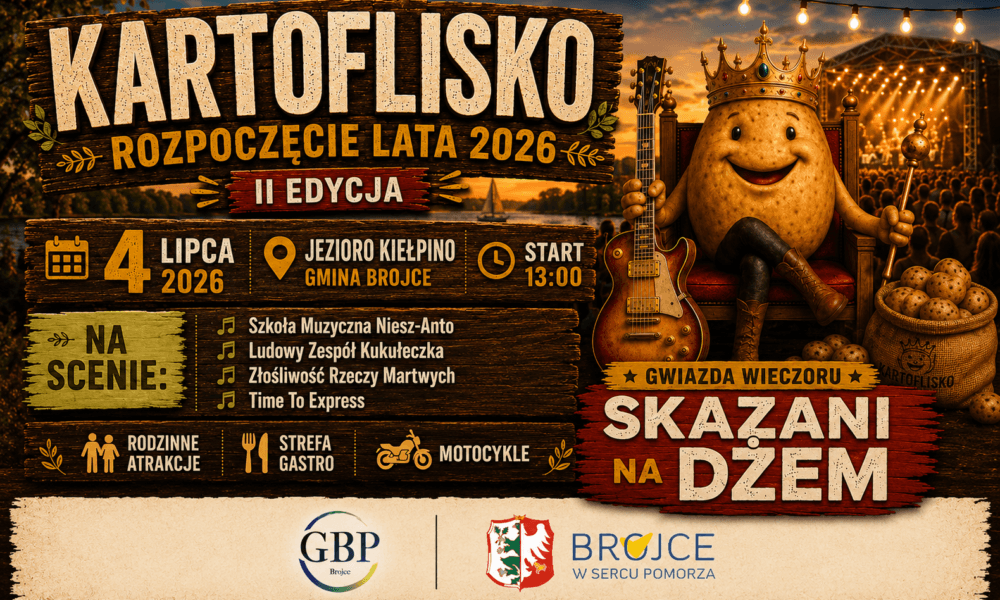 Kartoflisko 2026 nad Jeziorem Kiełpino. Znamy program