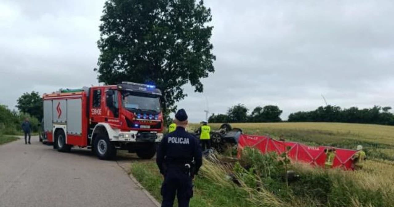 Tragiczny wypadek na Pomorzu. Nie żyją cztery osoby