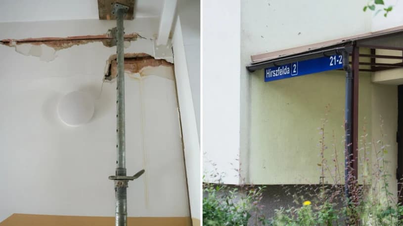 Usłyszeli, że ich blok może runąć. "Nie ma żadnej pomocy"