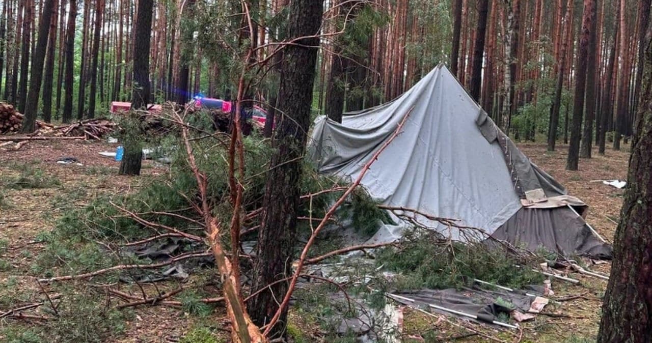 Armagedon pogodowy nad Polską. Ewakuowano obóz harcerzy