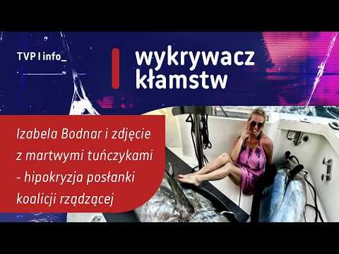 Izabela Bodnar i zdjęcie z martwymi tuńczykami | WYKRYWACZ KŁAMSTW