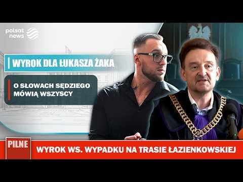 20 lat dla Żaka. Słowa sędziego przejdą do historii