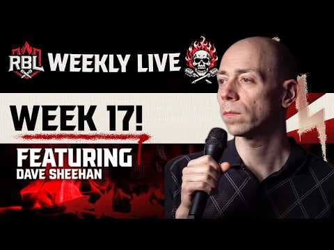 RBL WEEKLY PODCAST Week 17 w/ Dave Sheehan | Best Roast Battles In The WORLD Season 4