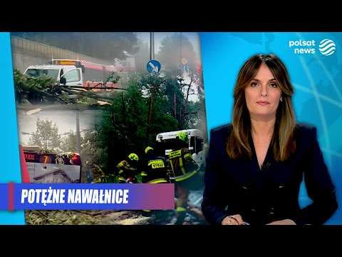 Pół metra wody w garażach. Potężna ulewa sparaliżowała miasto