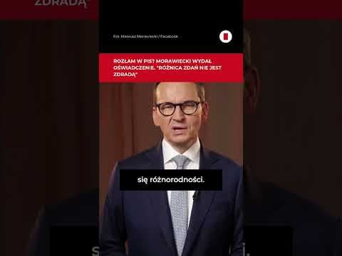 Co dalej z Prawem i Sprawiedliwością? Morawiecki: Nie powinniśmy bać się różnorodności #shorts