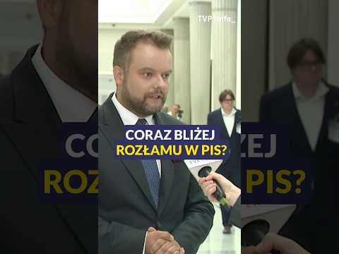 Rozłam w PiS? "Sami stawiają się poza partią" #polityka #polska #pis #shorts