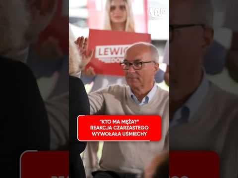 "Kto ma męża?”. Reakcja Czarzastego wywołała uśmiechy