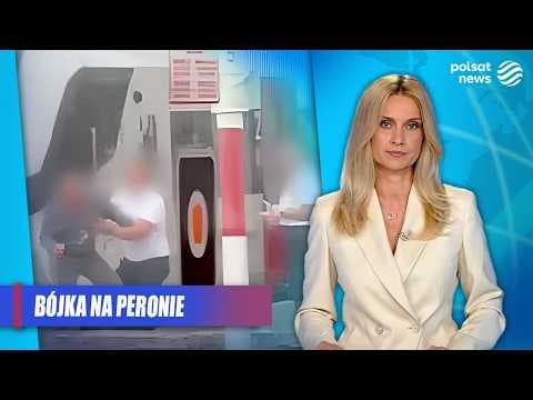 Konduktor pobił pasażera? Brutalna bójka na peronie.