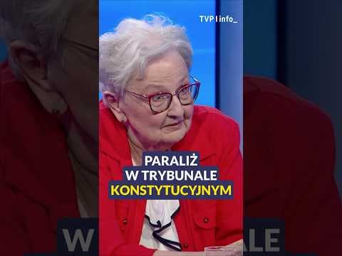 Prof. Łętowska: Trybunał jest zakładnikiem targów politycznych #polityka #polska #shorts