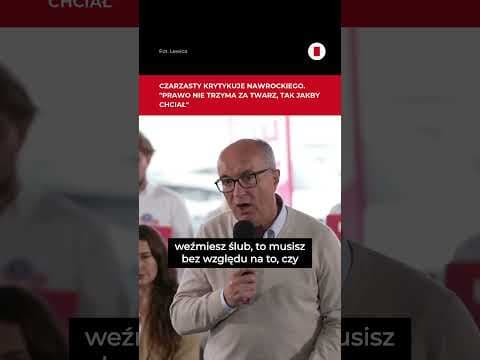 Czarzasty po wecie Nawrockiego: Ludzie mają prawo żyć jak chcą! #shorts