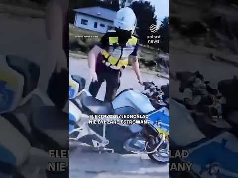 Nagranie jak z gry komputerowej. Szalona ucieczka nieletniego przed policją