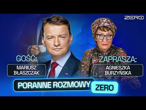 MARIUSZ BŁASZCZAK I AGNIESZKA BURZYŃSKA - PORANNE ROZMOWY ZERO
