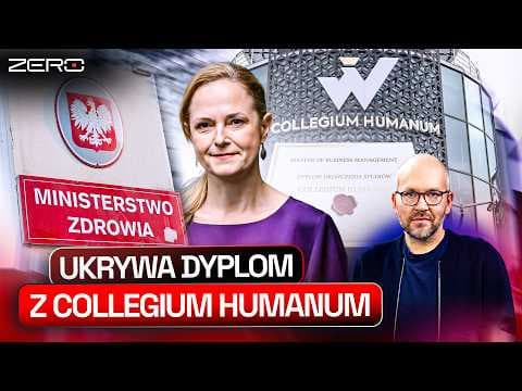 WICEMINISTER ZDROWIA STUDIOWAŁA NA COLLEGIUM HUMANUM. CHWALIŁA SIĘ TYTUŁEM, A TERAZ GO UKRYWA