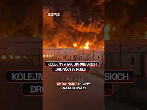 KOLEJNY ATAK UKRAISKICH DRONÓW