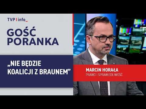 Marcin Horała: kierunek partii jest nakreślony. Nie będzie koalicji z Braunem | GOŚĆ PORANKA