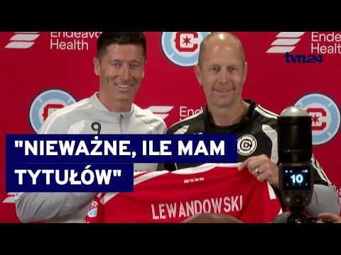 Robert Lewandowski zaprezentowany w barwach Chicago Fire. Zobacz konferencję prasową