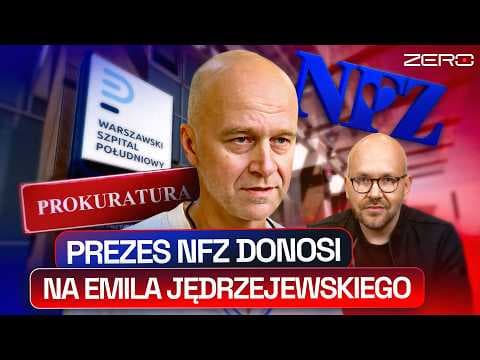 NFZ, PROKURATURA I DR JĘDRZEJEWSKI. ZAWIADOMIENIE WS. SZPITALA POŁUDNIOWEGO ROK PO KONTROLI
