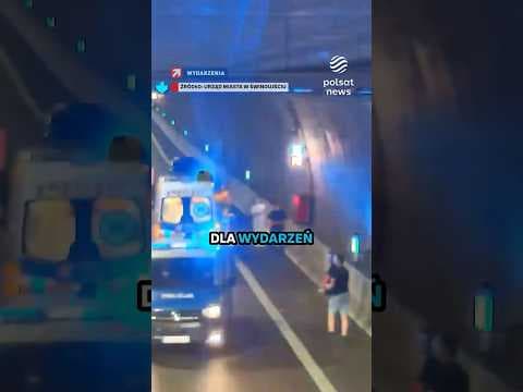 Kierowca osunął się na jezdnię. Ten gest mógł uratować mu życie