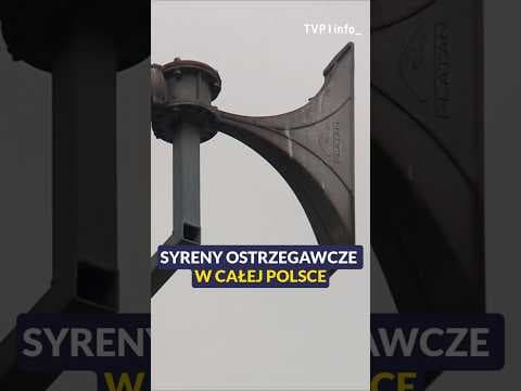 Syreny ostrzegawcze w całej Polsce | 19.30 SHORT
