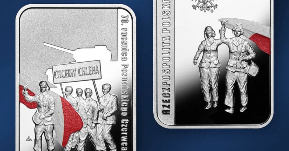 Hobby Nowe monety kolekcjonerskie NBP: 70. rocznica Poznańskiego Czerwca 56
