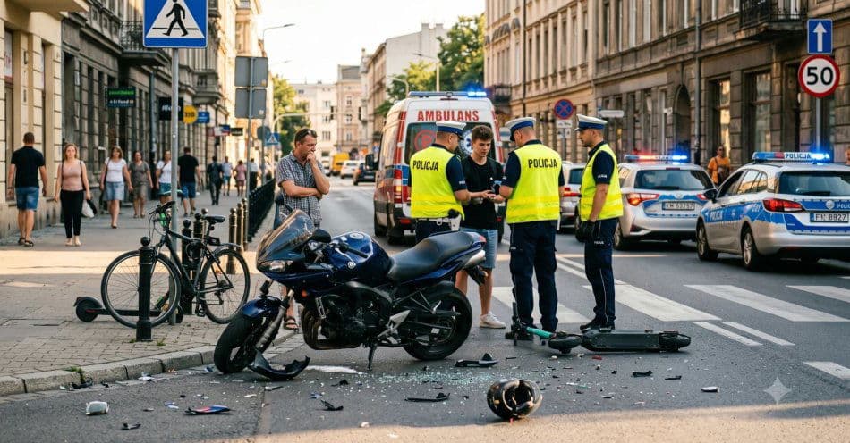 Komunikacja / Transport Co trzeci wypadek zdarza się latem. ITS przypomina: wakacje nie...