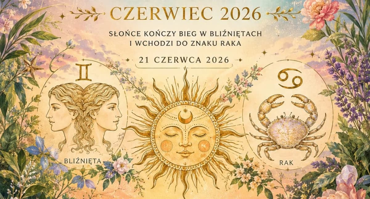 Czerwiec 2026 w astrologii to czas rodzinnych emocji i letnich przemian