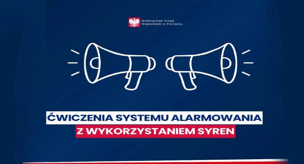 Dziś w całej Polsce zawyją syreny. Ruszają ogólnokrajowe ćwiczenia „ALARM 2026”