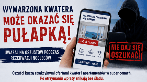Uważaj na oszustów podczas rezerwacji noclegów
