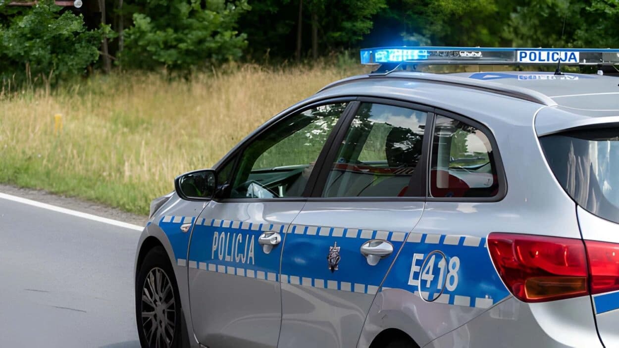Porzucił Ducati i ukrył się w polu kukurydzy. Policjanci szybko odnaleźli uciekiniera