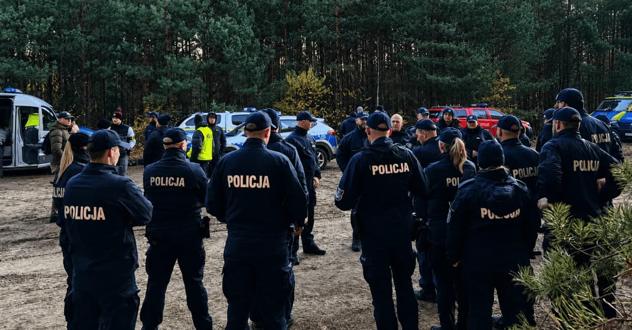 Wyszła na jagody i zaginęła. Wyczerpaną 67-latkę odnaleziono po całonocnych poszukiwaniach