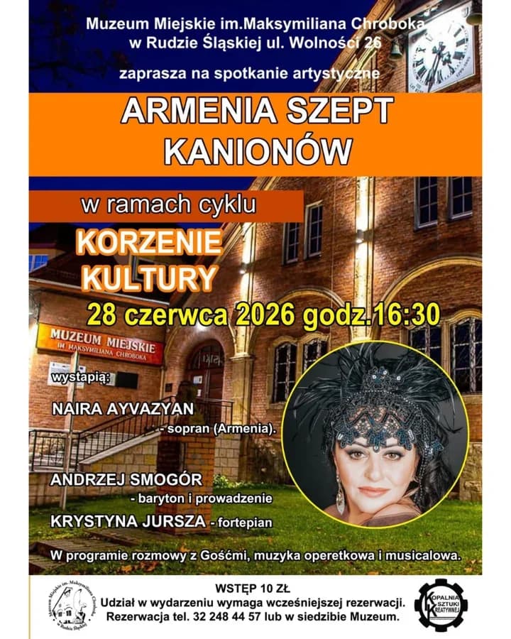 Armenia zabrzmi w muzeum - koncert z cyklu Korzenie kultury