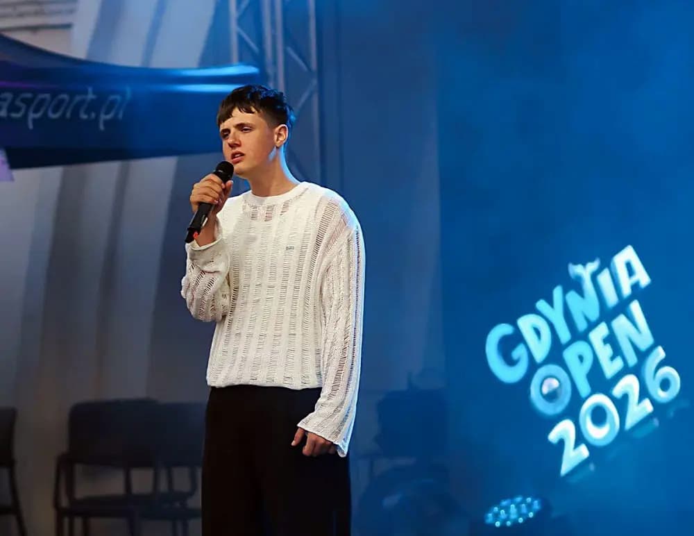 Eryk Kucharski z sukcesem na Międzynarodowym Festiwalu Piosenki „Gdynia Open 2026”