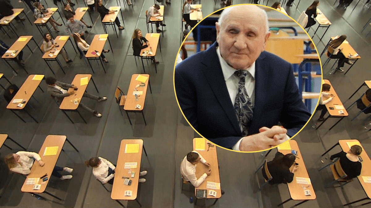 Są wyniki matury 87-letniego pana Józefa. "Oni krzywdzą ludzi"