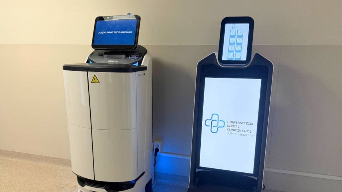 Roboty w szpitalu w Szczecinie. Będą pomagały pacjentom