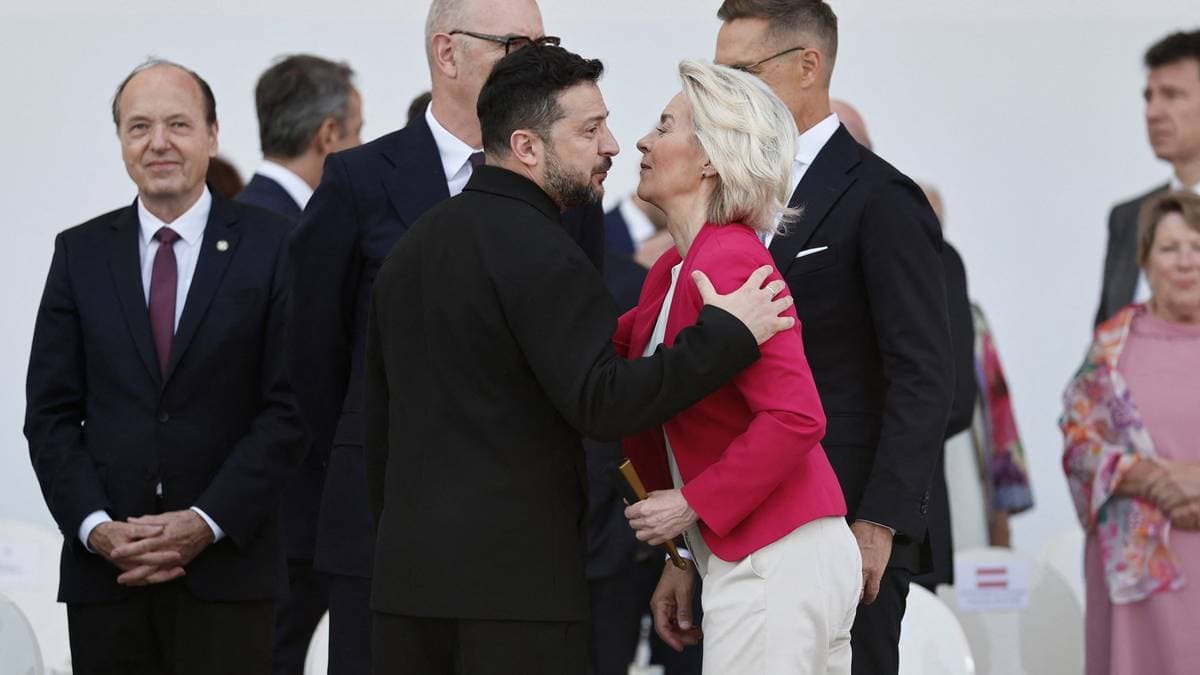 Zełenski odznaczył szefową KE. "Za wybitne zasługi"
