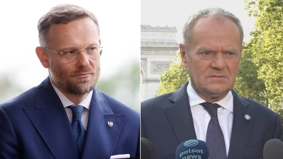 Tusk skomentował weto Nawrockiego. Bogucki: "Nikt z Panem konkurować nie może"