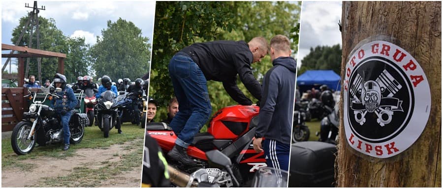 Motocykliści opanowali Lipsk. III Zlot Motocyklowy przyciągnął uczestników z całego regionu [WIDEO, FOTO]