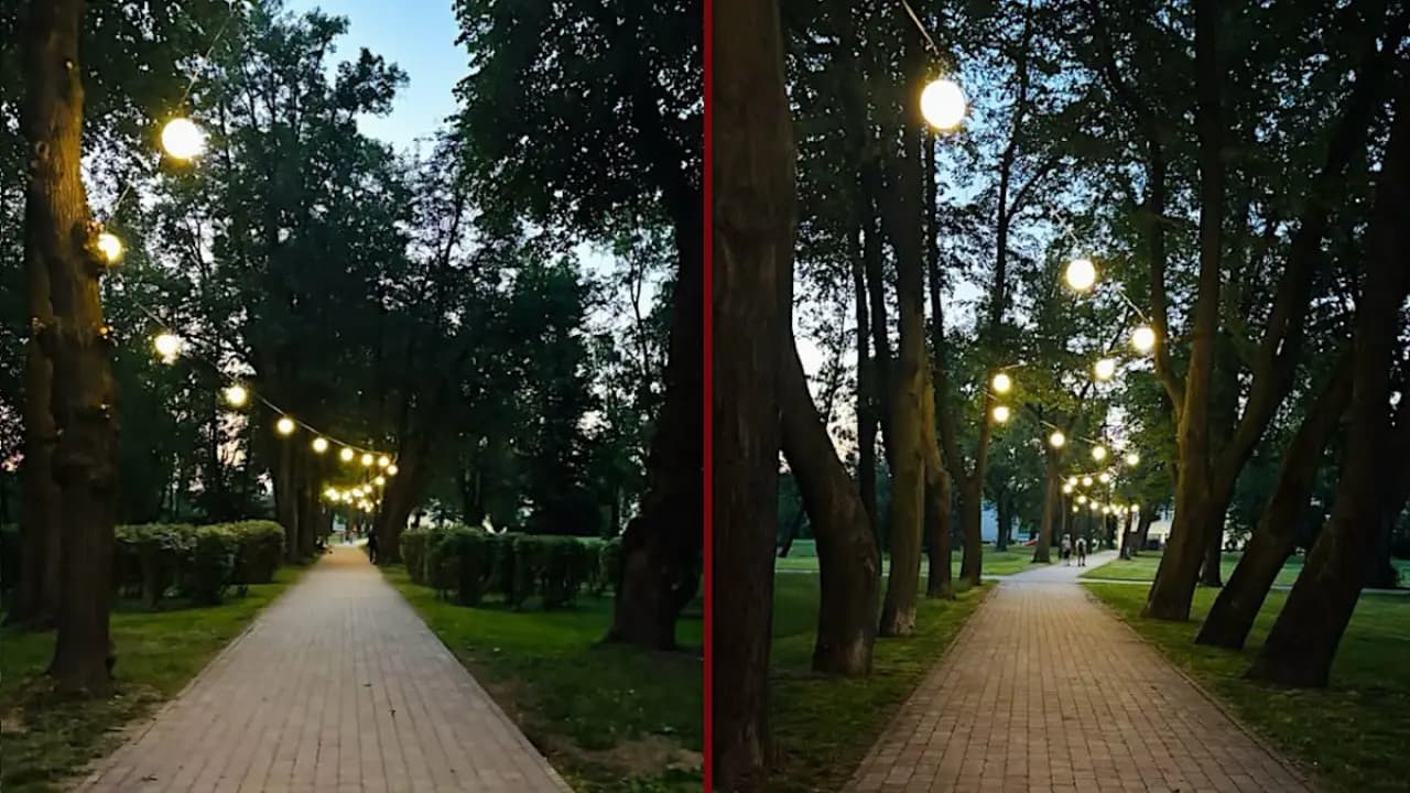 Nowe oświetlenie w parku. Byliście już zobaczyć je na żywo?