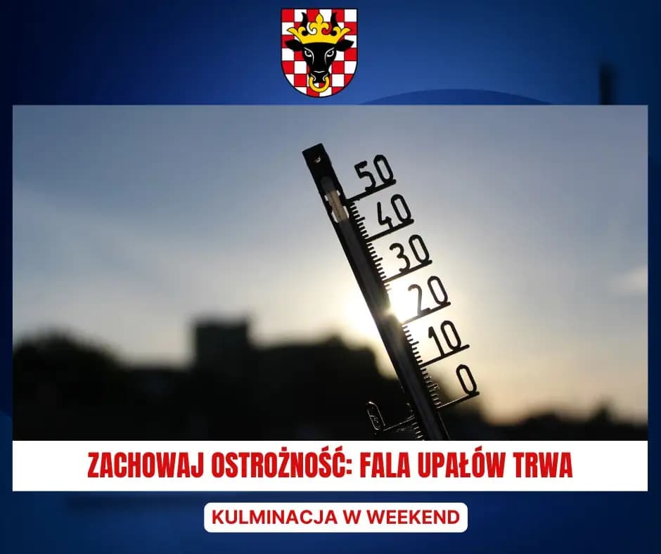 Fala upałów w powiecie kaliskim – kulminacja w weekend