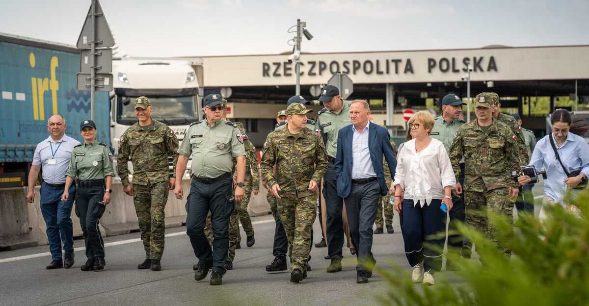 Kontrola przejść granicznych z Ukrainą. Sprawdzano przejścia na Podkarpaciu
