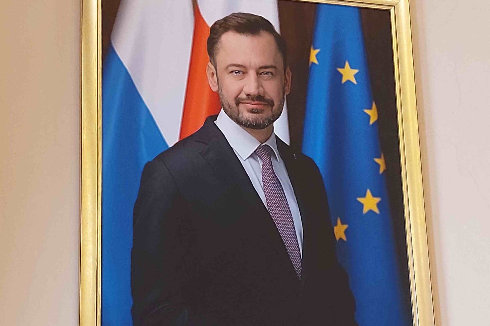 Portret Aleksandra Miszalskiego już wisi w prezydenckiej galerii w magistracie