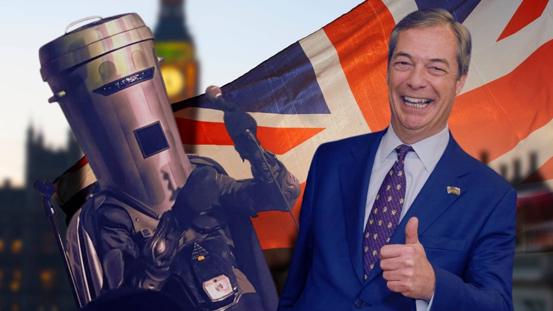 Czy facet ze śmietnikiem na głowie zatrzyma Nigela Farage’a?