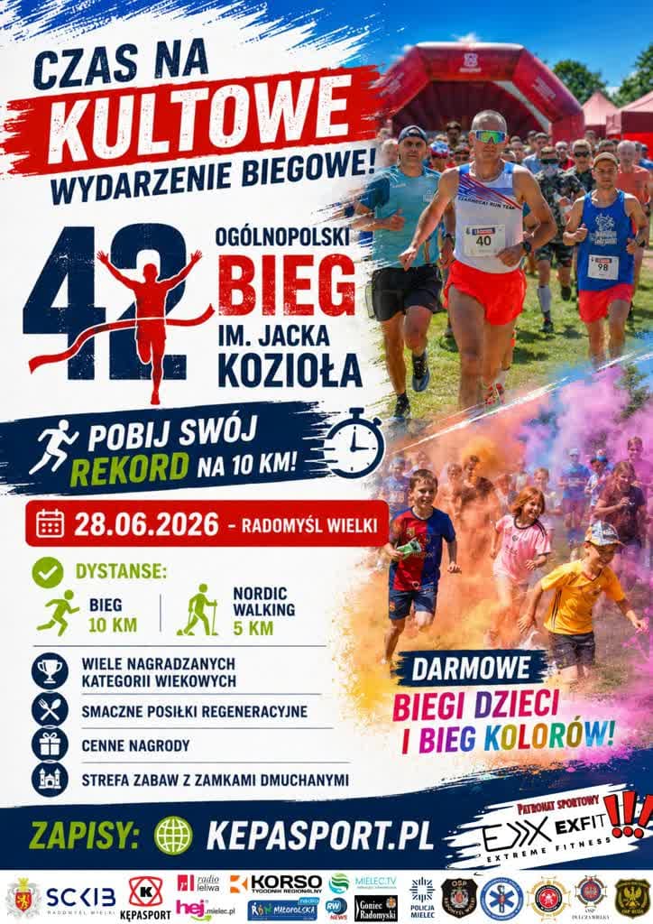 Radomyśl Wielki: Bieg ku pamięci Jacka Kozioła
