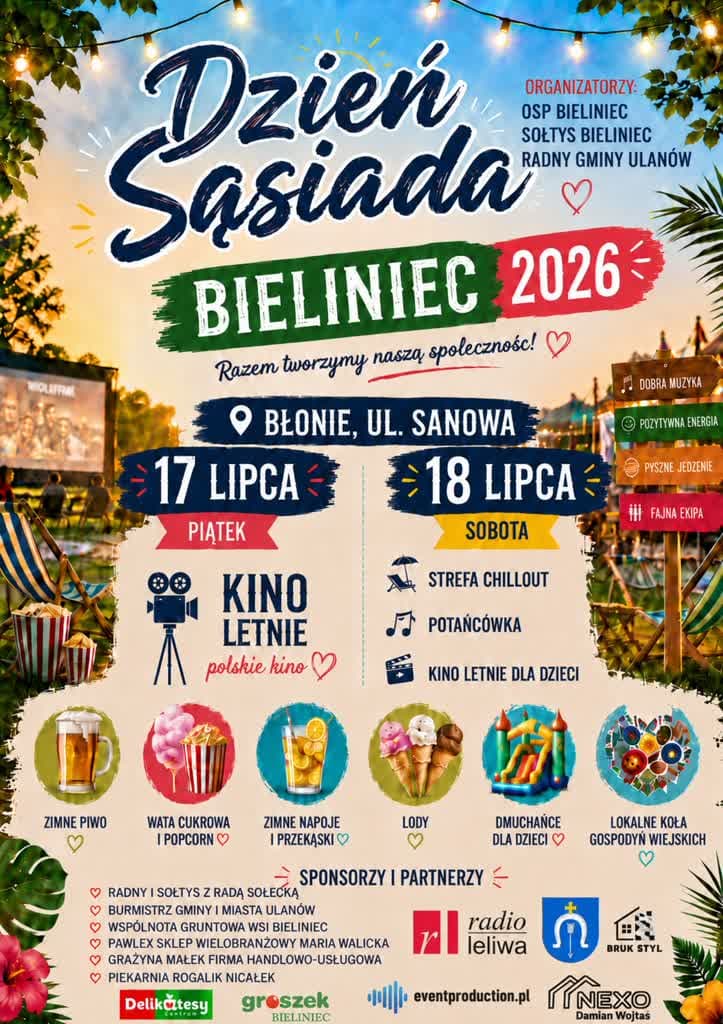 Bieliniec: Dzień Sąsiada Bieliniec 2026