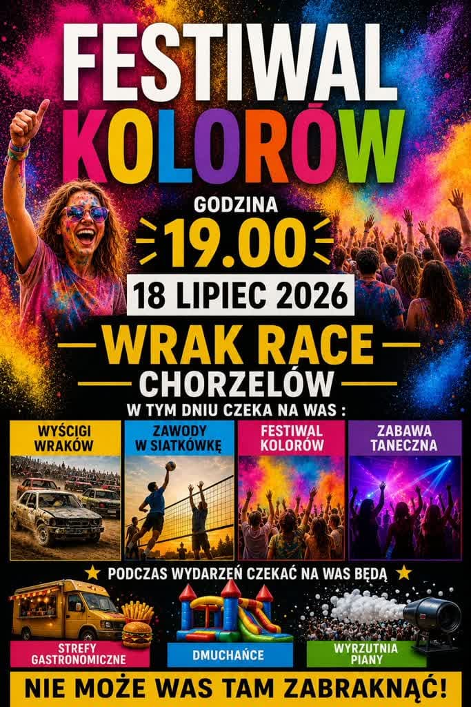 Read article: Mielec: Kolejna edycja Wrak Race Chorzelów