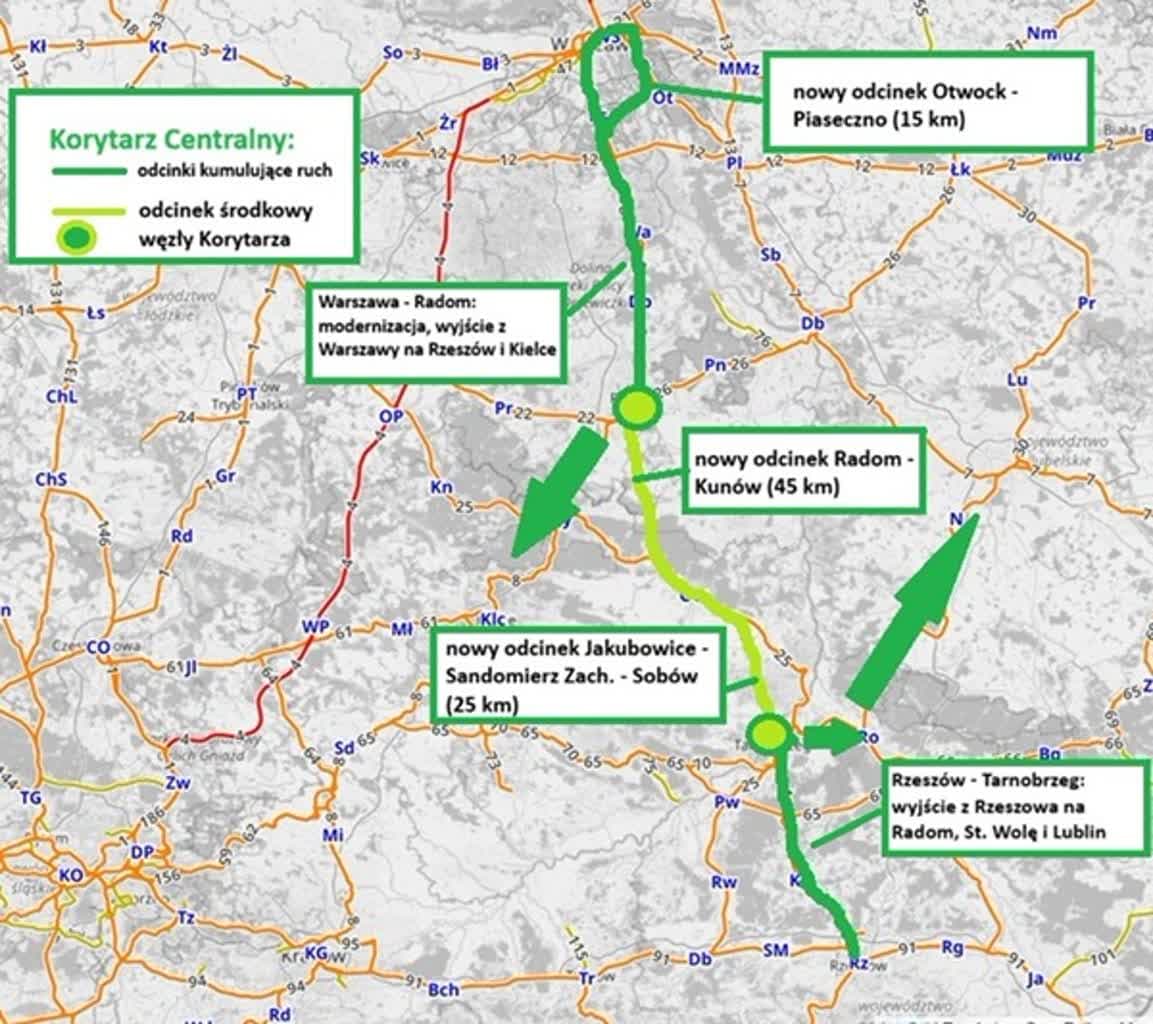 Read article: Region. Sześć miast jednym głosem w sprawie Korytarza Centralnego