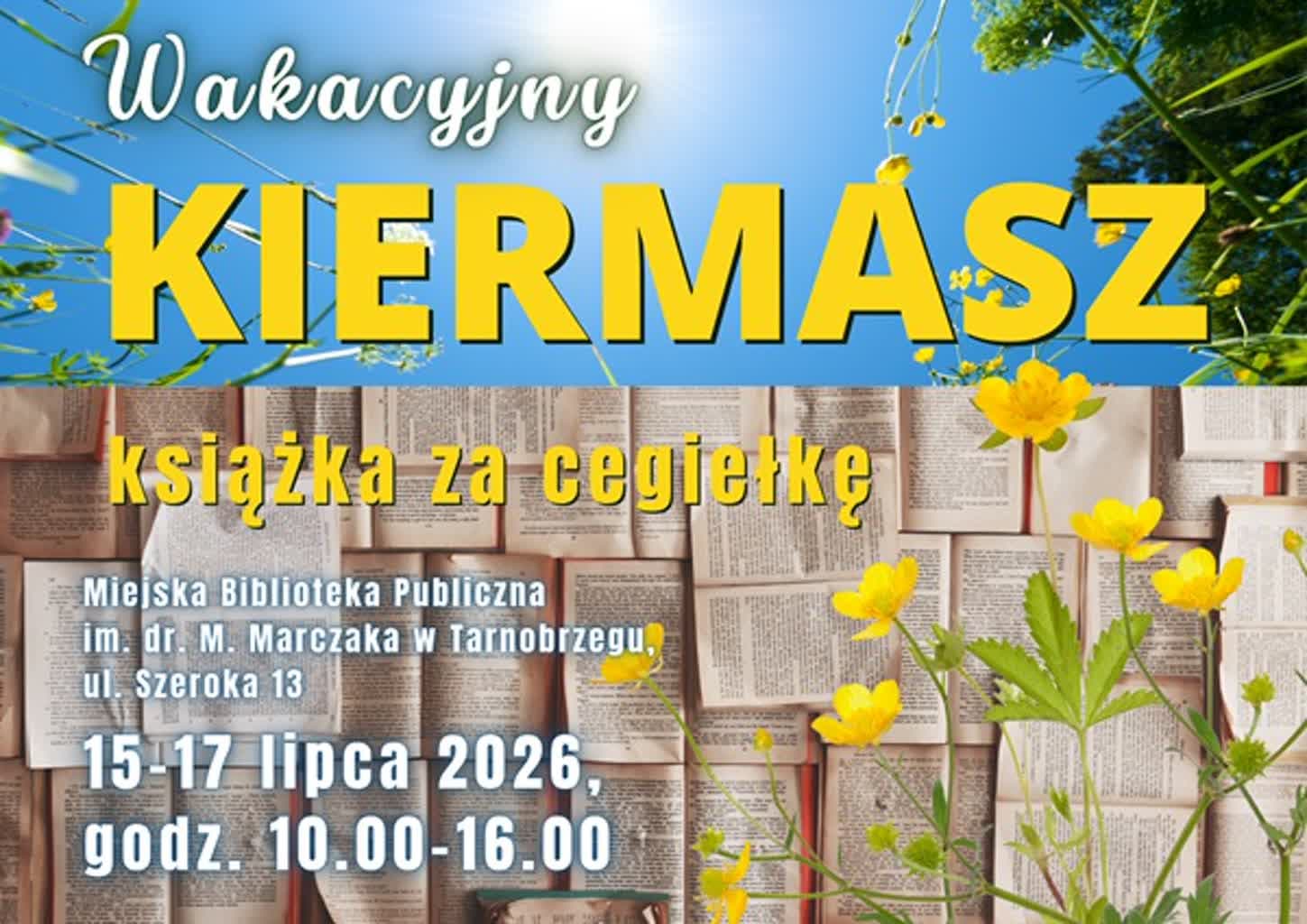 Tarnobrzeg. Letnia okazja dla miłośników książek
