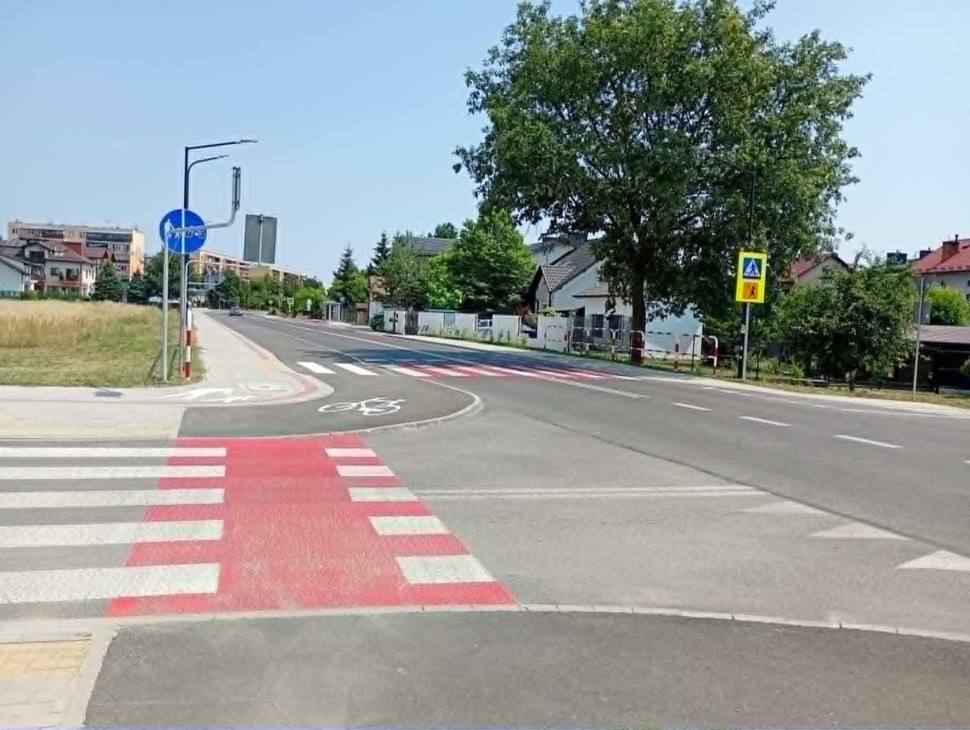 Nisko: Ulica 1000-lecia po przebudowie
