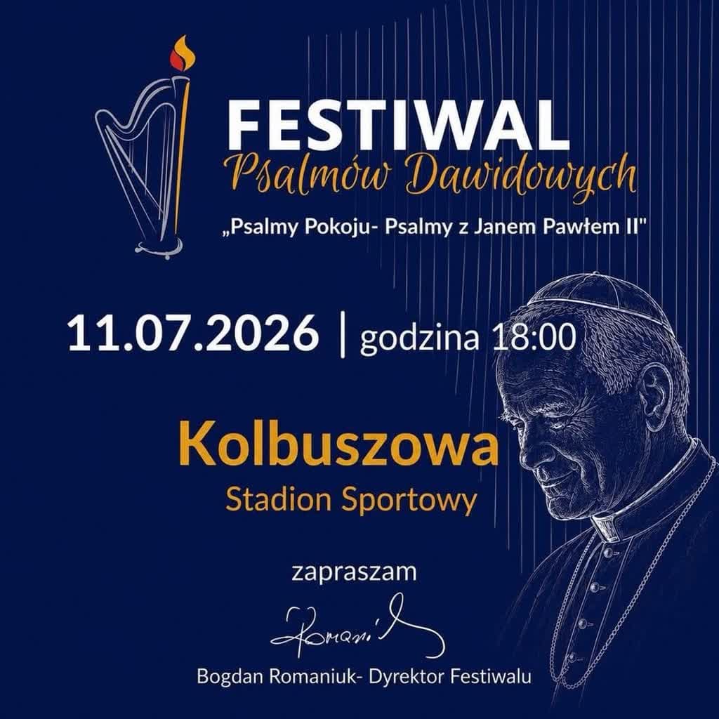 Kolbuszowa: Festiwal Psalmów Dawidowych Honorując Sprawiedliwych i Ocalonych – „Psalmy z Janem Pawłem II”