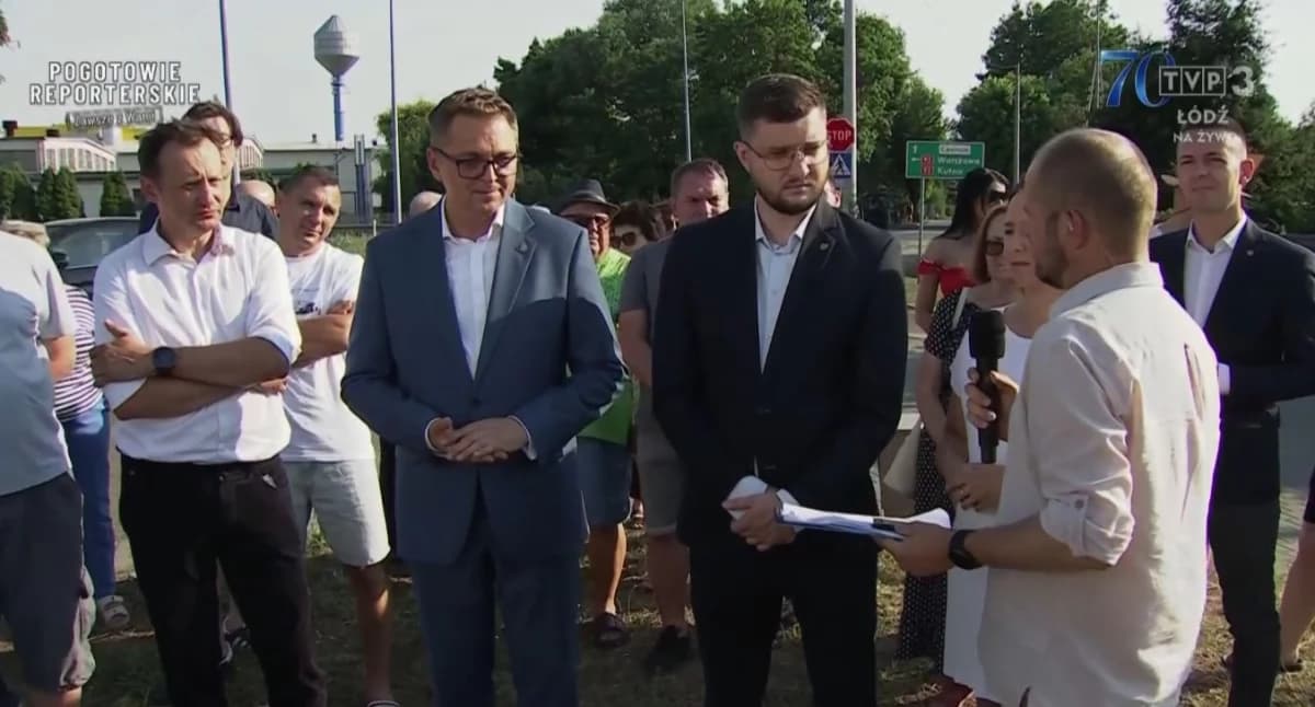 TVP3 Łódź nagłośniła problem niebezpiecznego skrzyżowania w Łowiczu. Co na to Generalna Dyrekcja Dróg Krajowych i Autostrad?